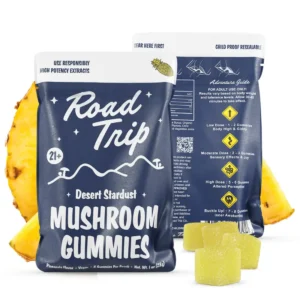 Road Trip Mushroom Gummies Pineapple