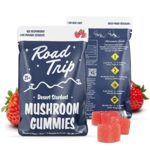 Road Trip Mushroom Gummies Strawberry